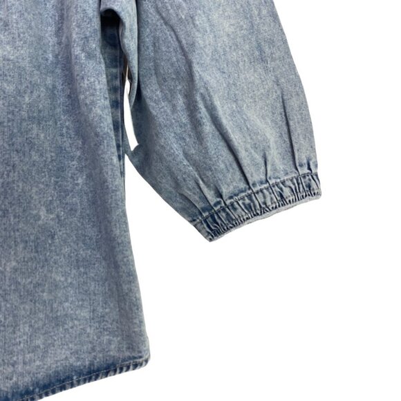 Driftwood embroidered denim top - Picture 3 of 13